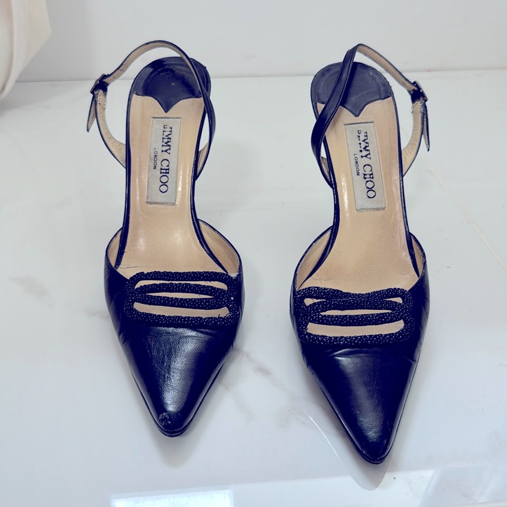 leather heels